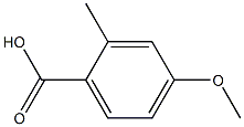 2-Methyl-4-methoxybenzoic acid Struktur