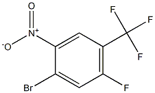 1-bromo-5-fluoro-2-nitro-4-(trifluoromethyl)benzene Struktur