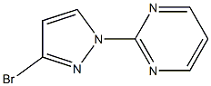 2-(3-bromo-1H-pyrazol-1-yl)pyrimidine Struktur