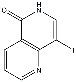 8-iodo-1,6-naphthyridin-5(6H)-one Struktur