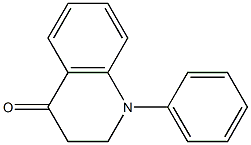 1-phenyl-2,3-dihydroquinolin-4(1H)-one Struktur