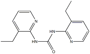 1,3-bis(3-ethylpyridin-2-yl)urea Struktur