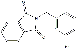 2-((6-bromopyridin-2-yl)methyl)isoindoline-1,3-dione Struktur