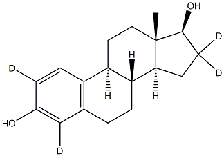 17b-Estradiol-2,4,16,16-d4 Struktur