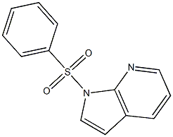 N-Phenylsulfonyl-7-azaindole Struktur