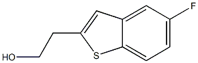 2-(5-fluorobenzo[b]thiophen-2-yl)ethanol Struktur