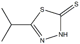 5-isopropyl-1,3,4-thiadiazole-2(3H)-thione Struktur