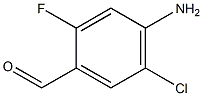 4-Amino-5-chloro-2-fluoro-benzaldehyde Struktur