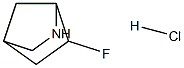 6-fluoro-2-azabicyclo[2.2.1]heptane hydrochloride Structure