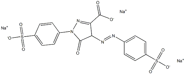 tartrazine Struktur