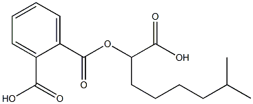 Mono-carboxy-isooctyl Phthalate Struktur