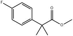 Methyl 2-(4-fluorophenyl)-2-methylpropanoate Struktur