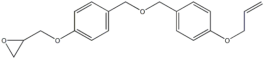 2-((4-(((4-(Allyloxy)benzyl)oxy)methyl)phenoxy)methyl)oxirane Struktur