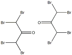 1,1,3,3-TETRABROMOACETONE 1,1,3,3-tetrabromoacetone Struktur