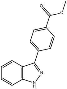 METHYL 4-(1H-INDAZOL-3-YL)BENZOATE Struktur