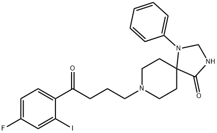 2'-iodospiperone Struktur