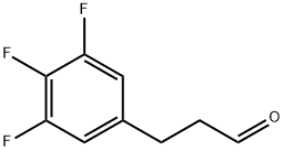 Benzenepropanal, 3,4,5-trifluoro- (or 3-(3,4,5-Trifluorophenyl)propionaldehyde ) Struktur