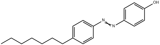 Phenol, 4-[2-(4-heptylphenyl)diazenyl]- Struktur