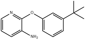 3-Pyridinamine, 2-[3-(1,1-dimethylethyl)phenoxy]- Struktur