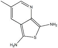 6-methyl-1,3-benzothiazole-2,4-diamine(SALTDATA: FREE) Struktur