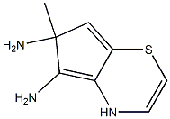 4,7-Benzothiazolediamine,2-methyl-(9CI) Struktur