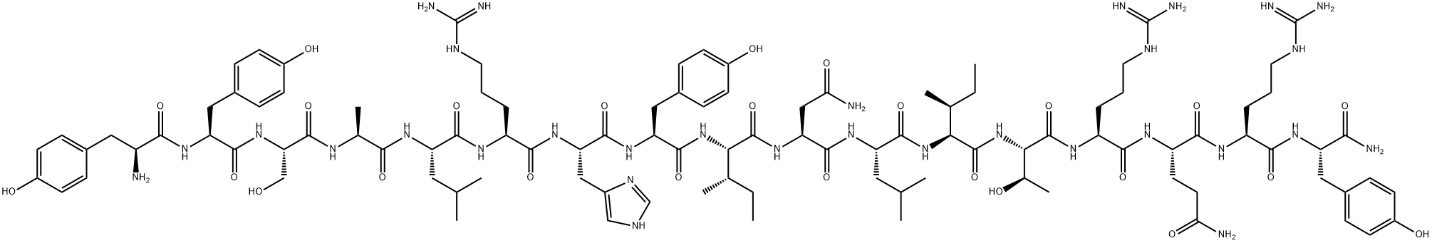 neuropeptide Y (20-36) Struktur