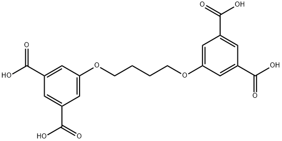 5,5′-(butane-1,4-diyl)-bis(oxy)diisophthalic acid, 113585-35-6, 結(jié)構(gòu)式