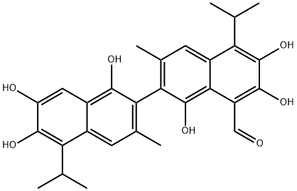 mono-aldehyde gossypol Struktur