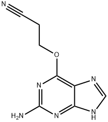 O(6)-(2-cyanoethyl)guanine Struktur