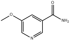 3-Pyridinecarboxamide,5-methoxy-(9CI) Struktur