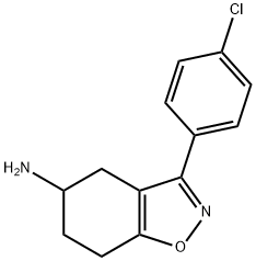 3-(4-chlorophenyl)-4,5,6,7-tetrahydrobenzo[d]isoxazol-5-amine Struktur