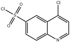 6-Quinolinesulfonyl chloride, 4-chloro- Struktur