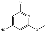 4-Pyridinol, 2-chloro-6-methoxy- Struktur