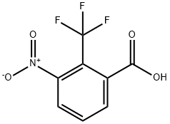 Benzoic acid, 3-nitro-2-(trifluoromethyl)- Struktur