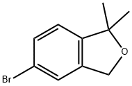 Isobenzofuran, 5-bromo-1,3-dihydro-1,1-dimethyl- Struktur