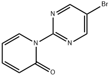 5-Bromo-2-(1H-pyridin-2-one)pyrimidine Struktur