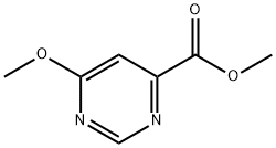 Methyl 6-methoxypyrimidine-4-carboxylate Struktur