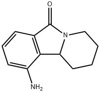 Pyrido[2,1-a]isoindol-6(2H)-one, 10-amino-1,3,4,10b-tetrahydro- Struktur