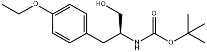 Boc-L-Tyr(Et)-oL Struktur