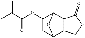 OCTAHYDRO-3-OXO-4,7-EPOXYISOBENZOFURAN-5-YL 2-METHYL-2-PROPENOATE 結(jié)構(gòu)式