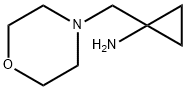 Cyclopropanamine, 1-(4-morpholinylmethyl)- Struktur