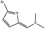 Methanamine, 1-(5-bromo-2H-pyrrol-2-ylidene)-N,N-dimethyl-, (Z)- (9CI) Struktur