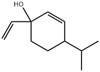 2-Cyclohexen-1-ol,1-ethenyl-4-(1-methylethyl)-(9CI) Struktur