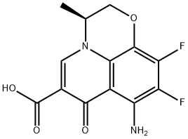 (3S )-8-amino-9,10-difluoro-2,3-dihydro-3-methyl-7-oxo-7H -Pyrido[1,2,3-de ]-1,4-benzoxazine-6-carboxylic acid Struktur