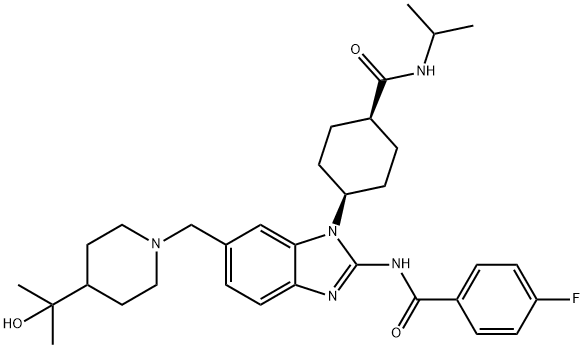 Belizatinib Struktur