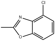 Benzoxazole, 4-chloro-2-methyl- Struktur