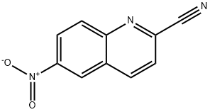 6-nitroquinoline-2-carbonitrile Struktur