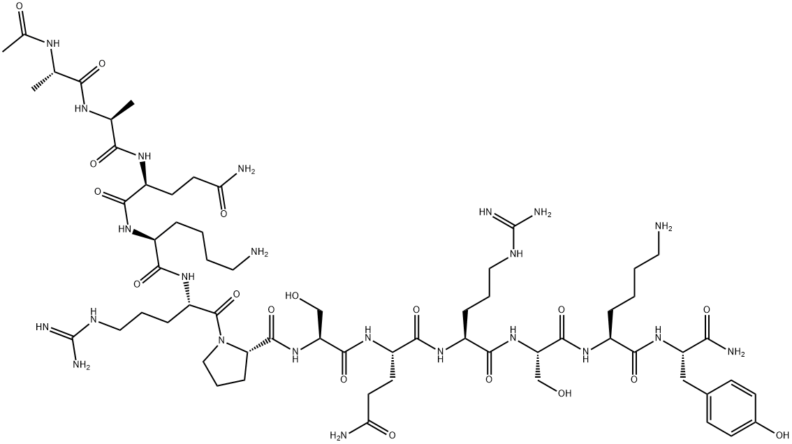 myelin peptide amide-12 Struktur