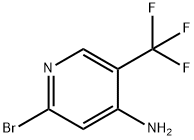 4-Pyridinamine, 2-bromo-5-(trifluoromethyl)- Struktur