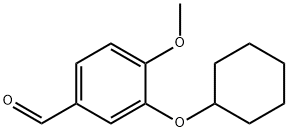 Benzaldehyde, 3-(cyclohexyloxy)-4-methoxy- Struktur